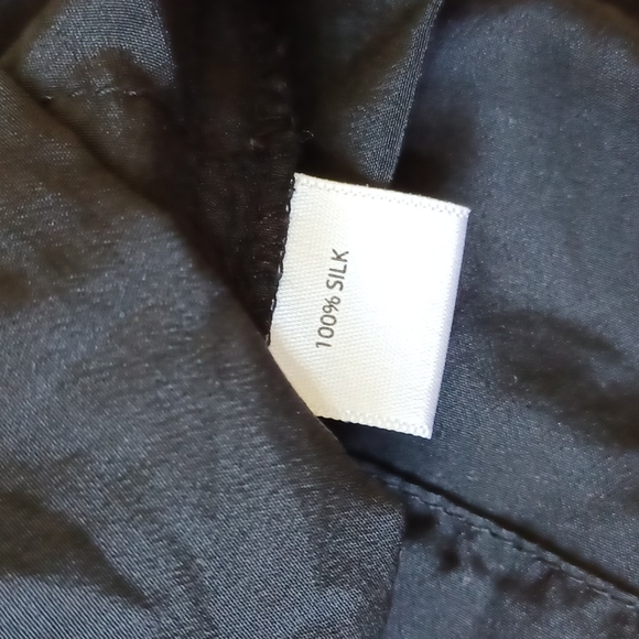 SAKS FIFTH Avenue WL Silk Loose Tank With Pockets - Picture 4 of 8